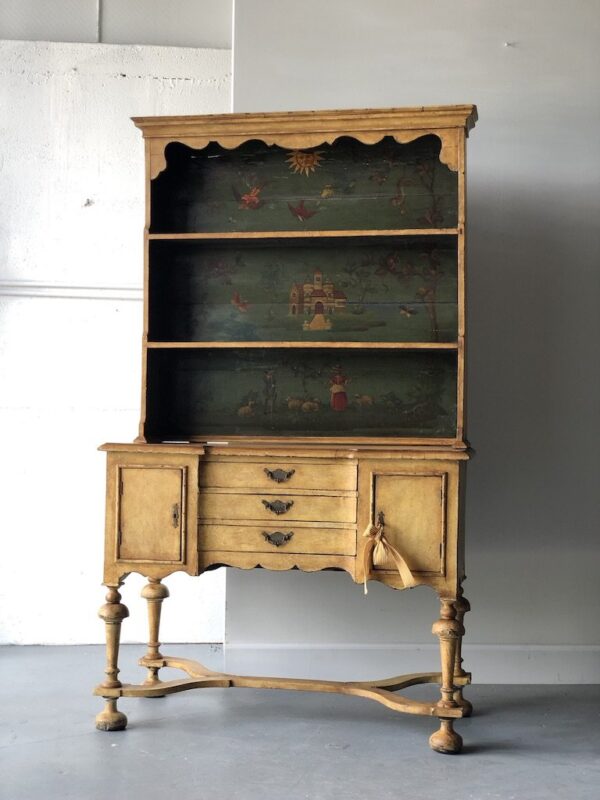 19th C. Continental Motif Painted Cupboard - Get the Gusto, Case-goods - interior design, shop Get the Gusto - Get the Gusto, Amazon Get the Gusto - gusto shop