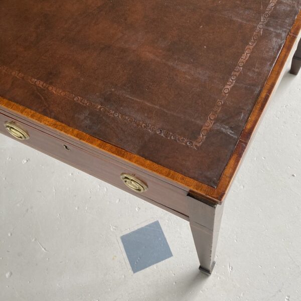 Georgian-Style Inlaid Mahogany Writing Table - Get the Gusto, Table - interior design, shop Get the Gusto - Get the Gusto, Amazon Get the Gusto - gusto shop