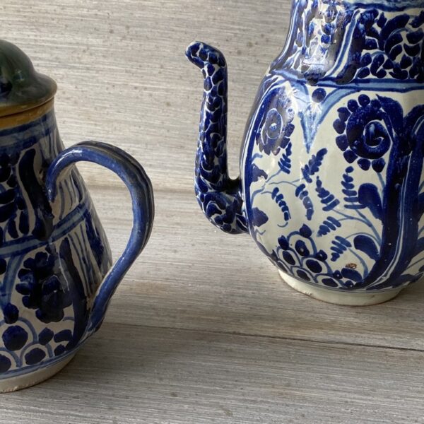 Pair of Mexican 1920 Tea Pots & Creamer - Get the Gusto, Pottery - interior design, shop Get the Gusto - Get the Gusto, Amazon Get the Gusto - gusto shop